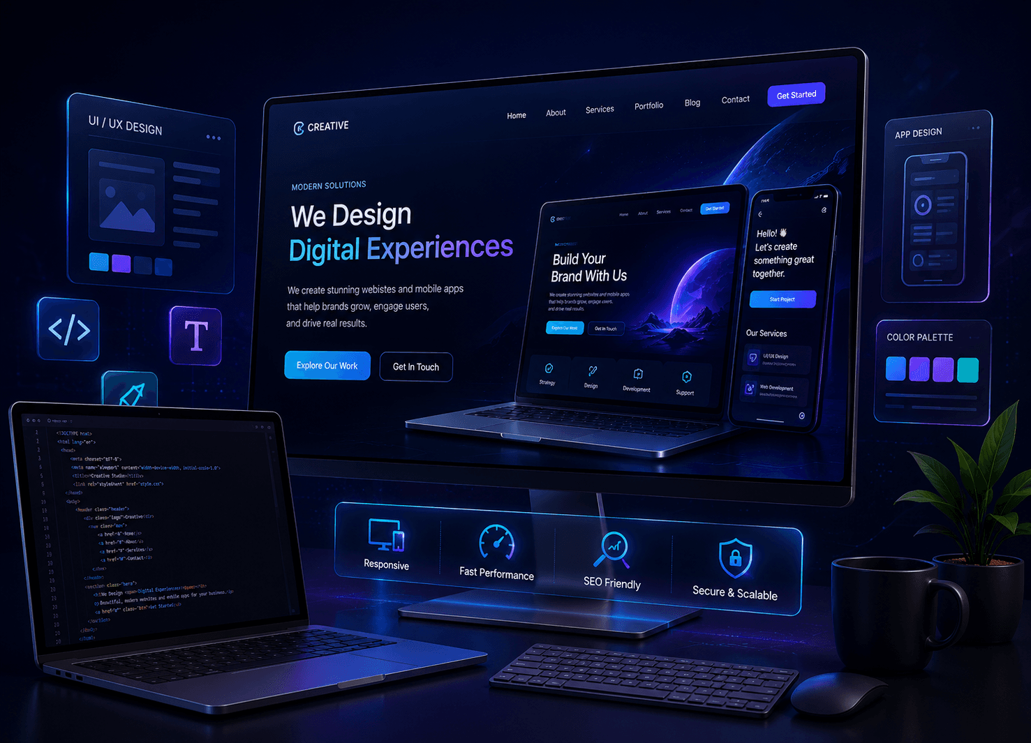 Creative Web Design & App Design Services
